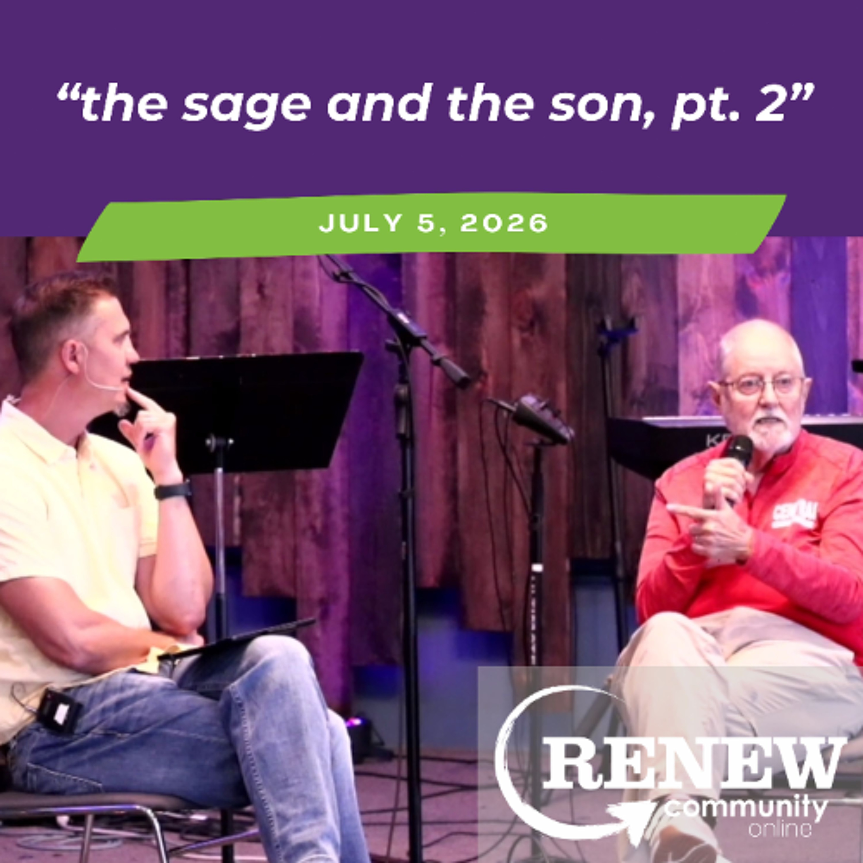 July 5, 2026 "The Sage And The Son Pt. 2" episode artwork