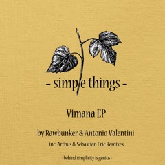 Premiere : Rawbunker, Antonio Valentini - Vimana (Arthus Remix)