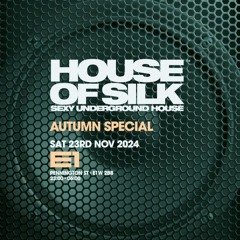 UK GARAGE  PROMO MIX  BY CHRIS JONES  -  HOUSE OF SILK - AUTUMN SPECIAL - E1 SAT 23RD NOV 2024