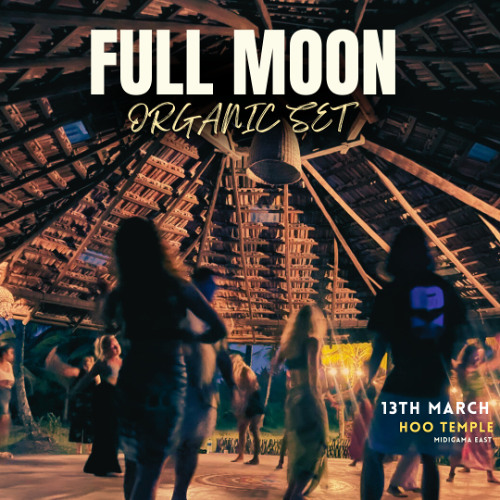 FULL MOON Organic Dj Set 13.03.25 (Hoo Temple - Midigama- Sri Lanka) // Alemyst DjSet