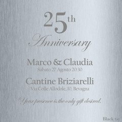 25° Claudia & Marco By Faust-T Dj @Cantina Briziarelli 27-08-2022