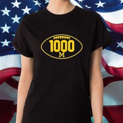 University of Michigan Football 1000 Wins T-Shirt