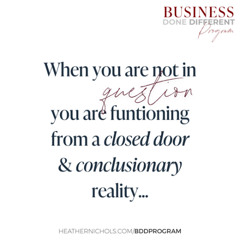 What Happens When You Are Not In Question?