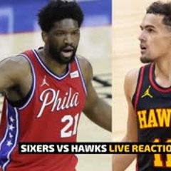 SIXERS VS HAWKS GAME 2 LIVESTREAM REACTIONS | PHILADELPHIA 76ERS VS HAWKS | 2021 NBA PLAYOFFS