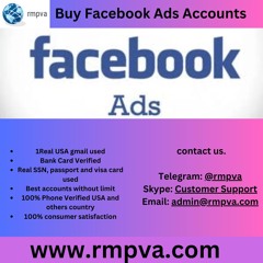 Buy Facebook Ads Accounts Rmpva