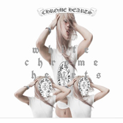 white chrome hearts