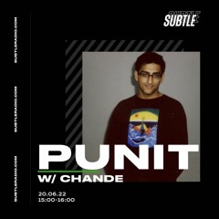 Breaks & Bass for PUNIT on Subtle Radio (20.05.2022)