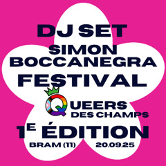 DJ SET SIMON BOCCANEGRA - FESTIVAL QUEERS DES CHAMPS #1 - 20 09 2025