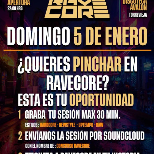ravecore#RAVECORE CONCURSO