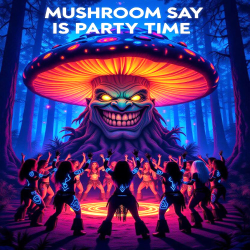 MUSHROOM SAY IS PARTY TIME