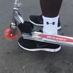 the soundtrack to hitting ur shin with ur razor scooter