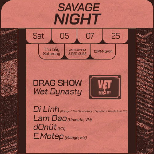 Savage club - Redcube - Closing set - E.Motep