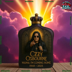 Ozzy Osbourne I'm Coming Home Whiskey Bottle