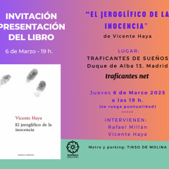 Presentación del libro El jeroglífico de la inocencia