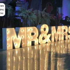Illuminate Your Love Stunning Light - Up Letters For Unforgettable Weddings