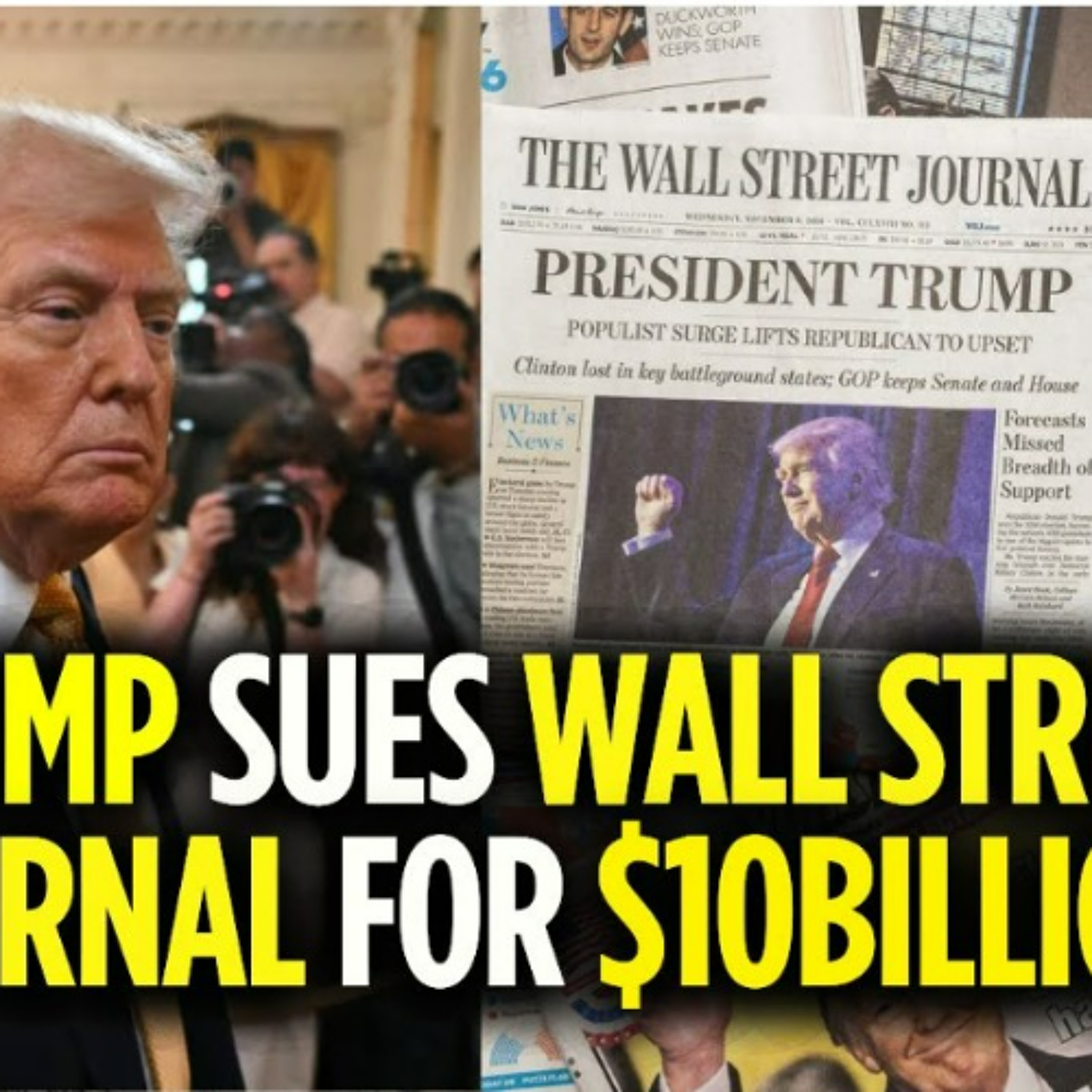 Trump Goes After Wall Street Journal in Major Test of Press Freedom