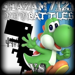 (NEW AUDIO) Yoshi vs Google Dinosaur. Shazam7121 Rap Battles Season 4