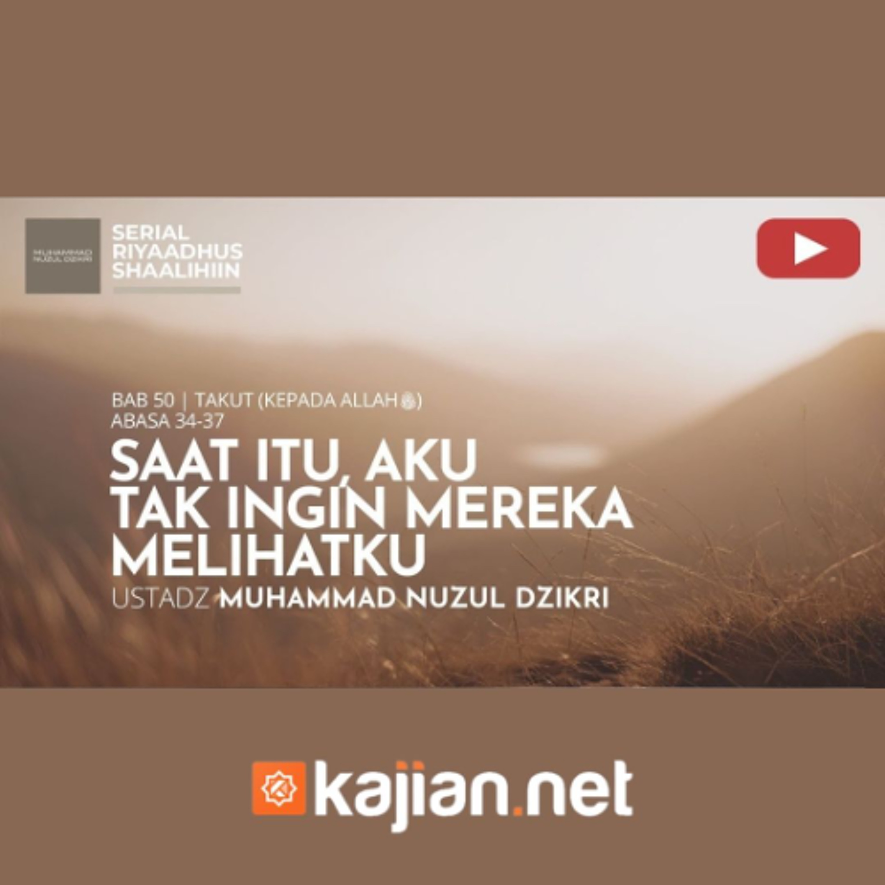 1932. Saat itu, Aku Tak Ingin Mereka Melihatku - Ustadz Muhammad Nuzul Dzikri, Lc. episode artwork