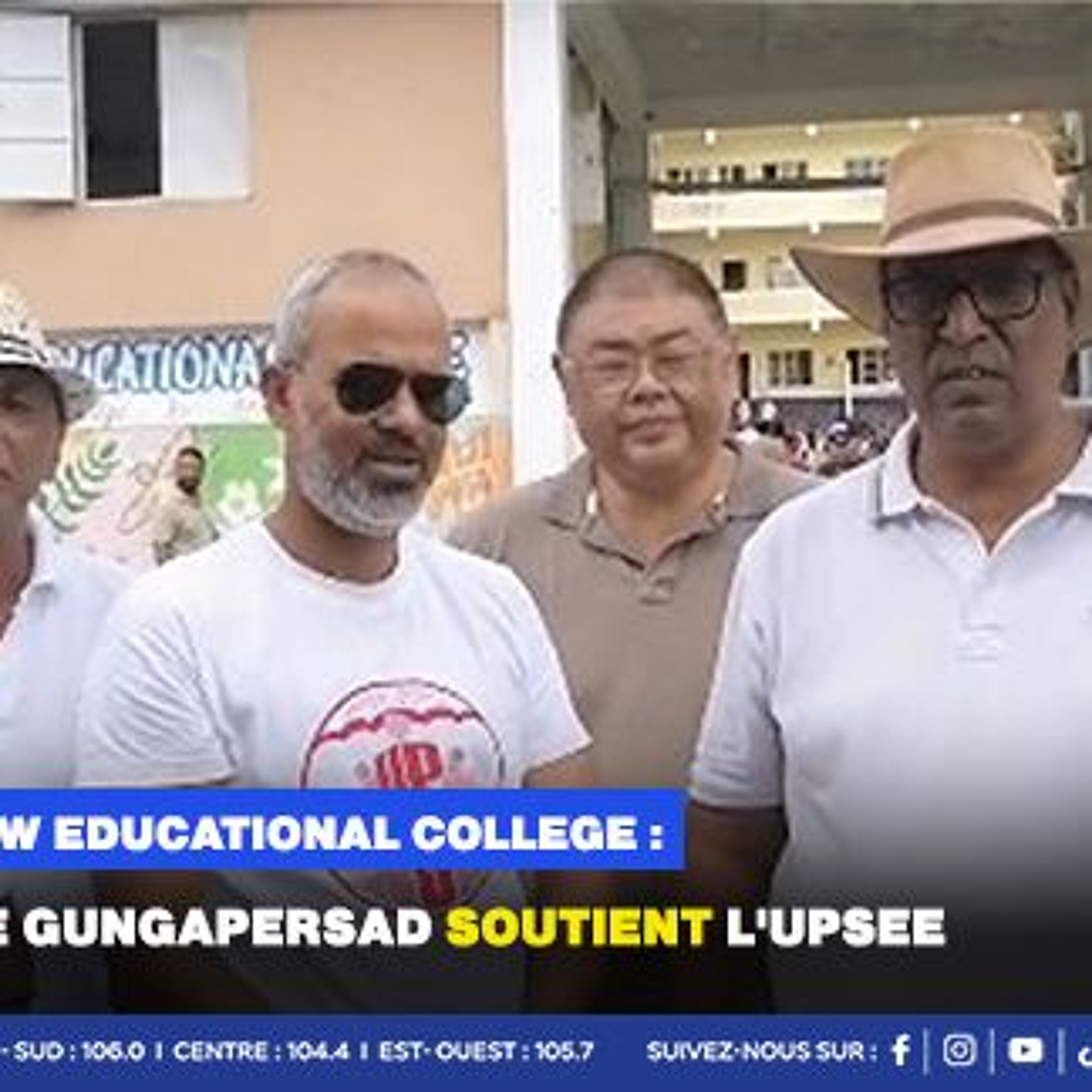 Manifestation de l'Union of Private Secondary Education Employees au New Educational College :