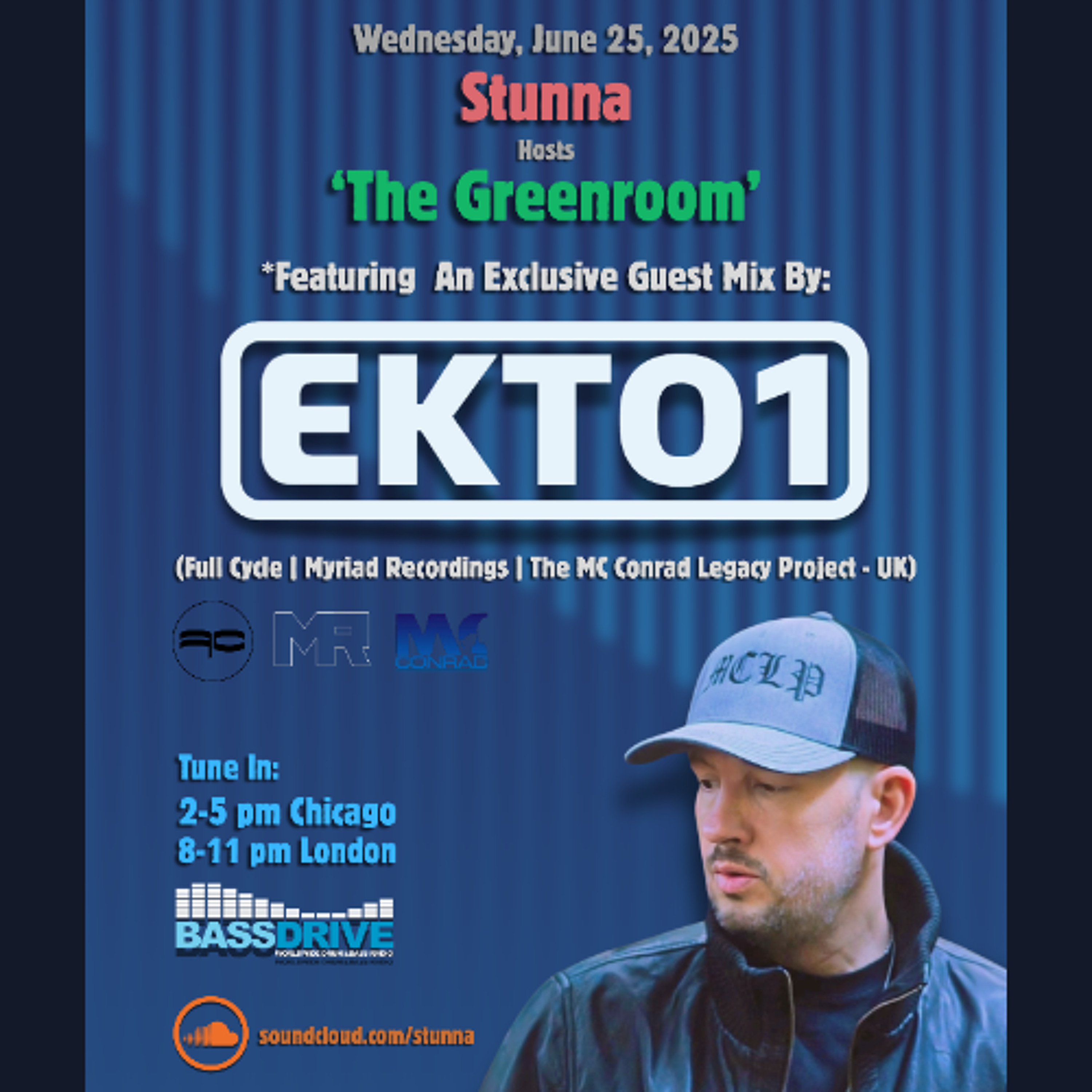 STUNNA Hosts THE GREENROOM with EKTO1 Guest Mix June 25 2025 episode artwork
