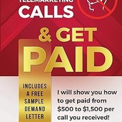 [Read] E-book Stop Telemarketing Calls & Get Paid (First Edition) *  Tommy Tompkins (Author)  F