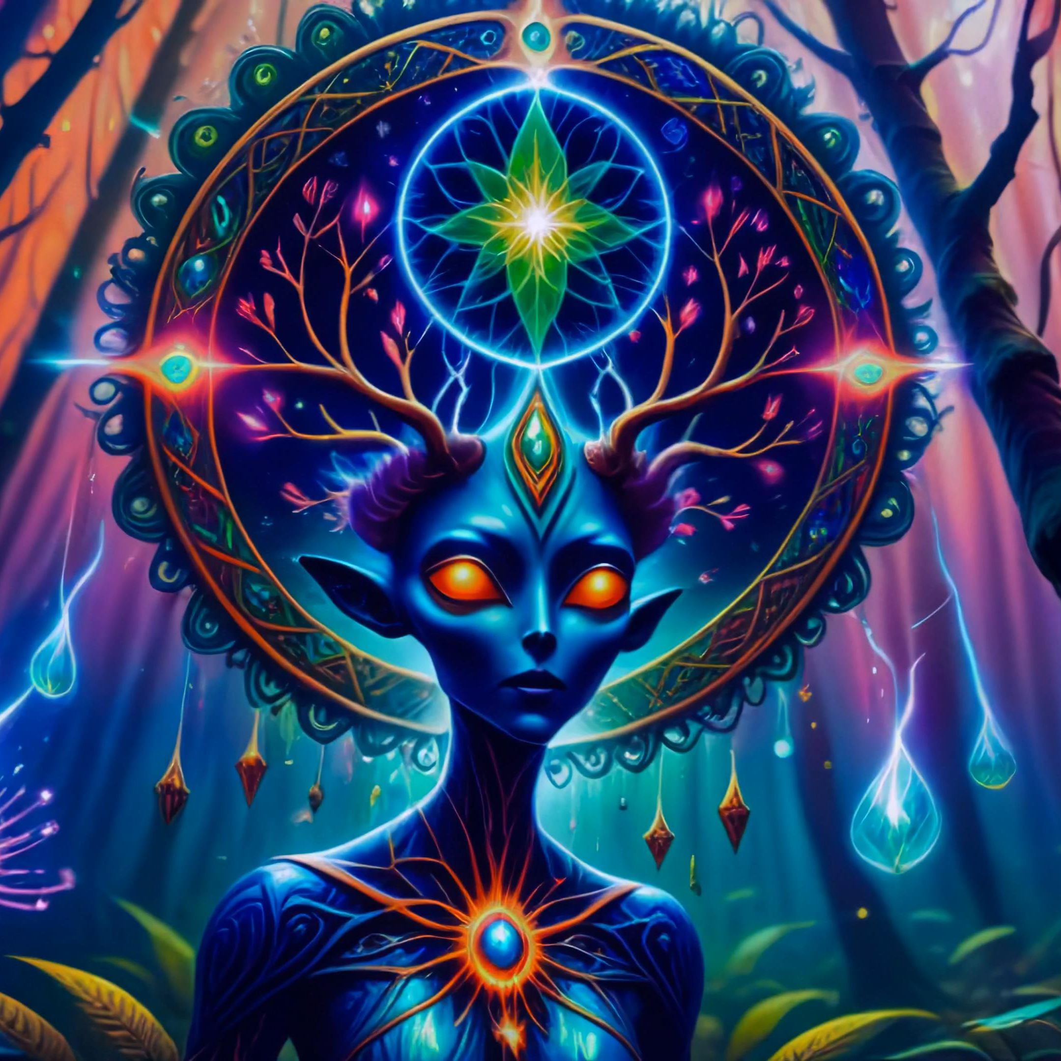 Mysterious Night – Psychedelic trance mix 2024