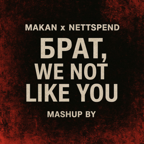 Macan x Nettspend – Брат, We Not Like You (Mashup by Dango B)