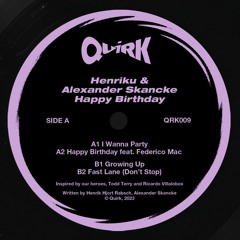 Premiere: A1 - Henriku & Alexander Skancke - I Wanna Party [QRK009]