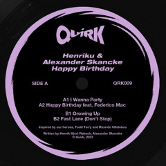 Premiere: A1 - Henriku & Alexander Skancke - I Wanna Party [QRK009]