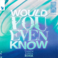 Audien & William Black (ft. Tia Tia) - Would You Even Know (Qaden James Remix)