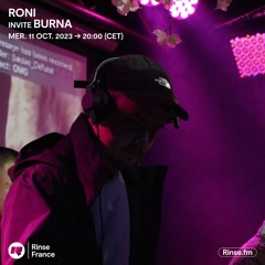RONI invite BURNA - 11 Octobre 2023