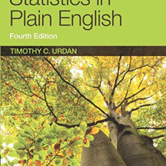 [Download] KINDLE 🧡 Statistics in Plain English by  Timothy C. Urdan [EPUB KINDLE PD