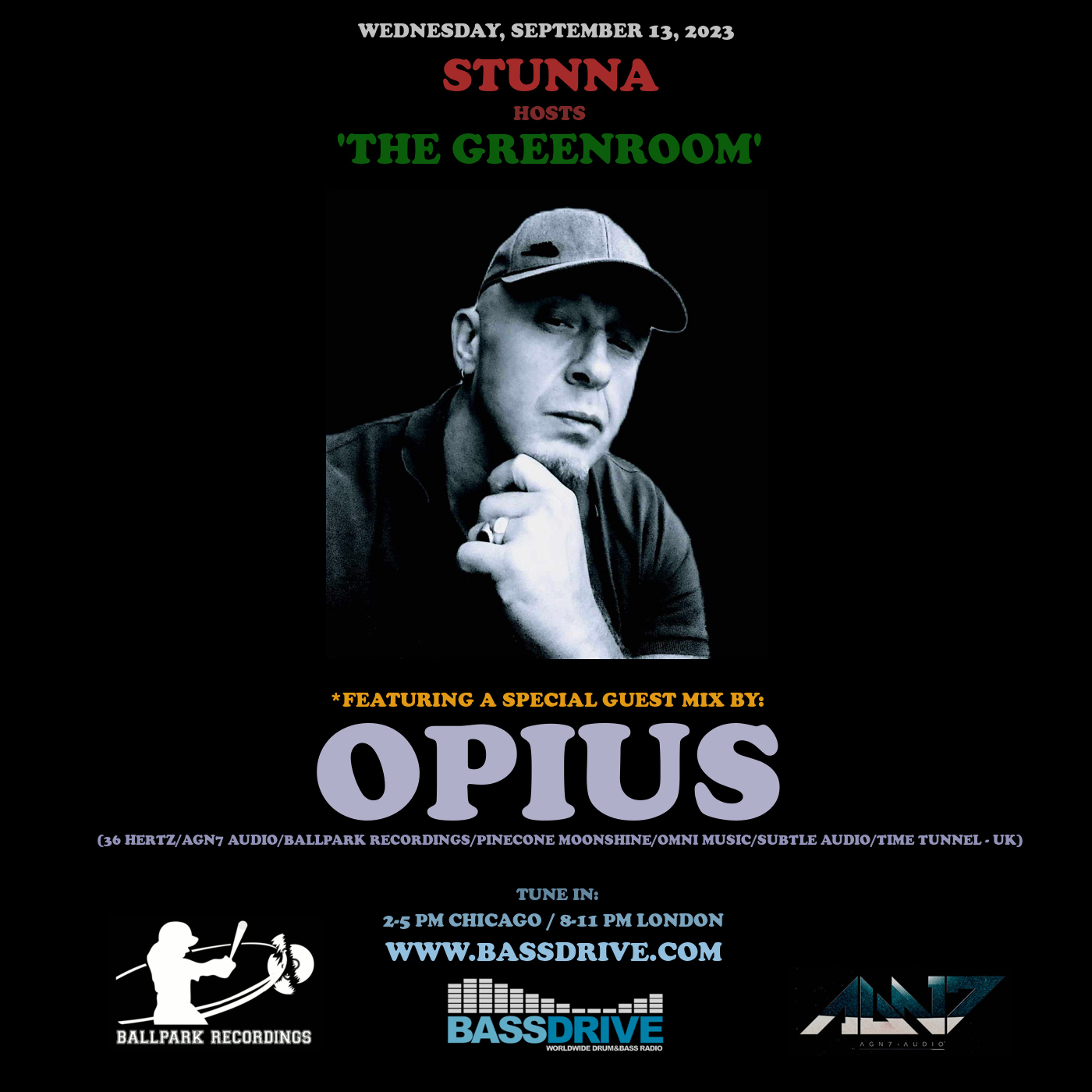 STUNNA Hosts THE GREENROOM with OPIUS Guest Mix September 13 2023 episode artwork