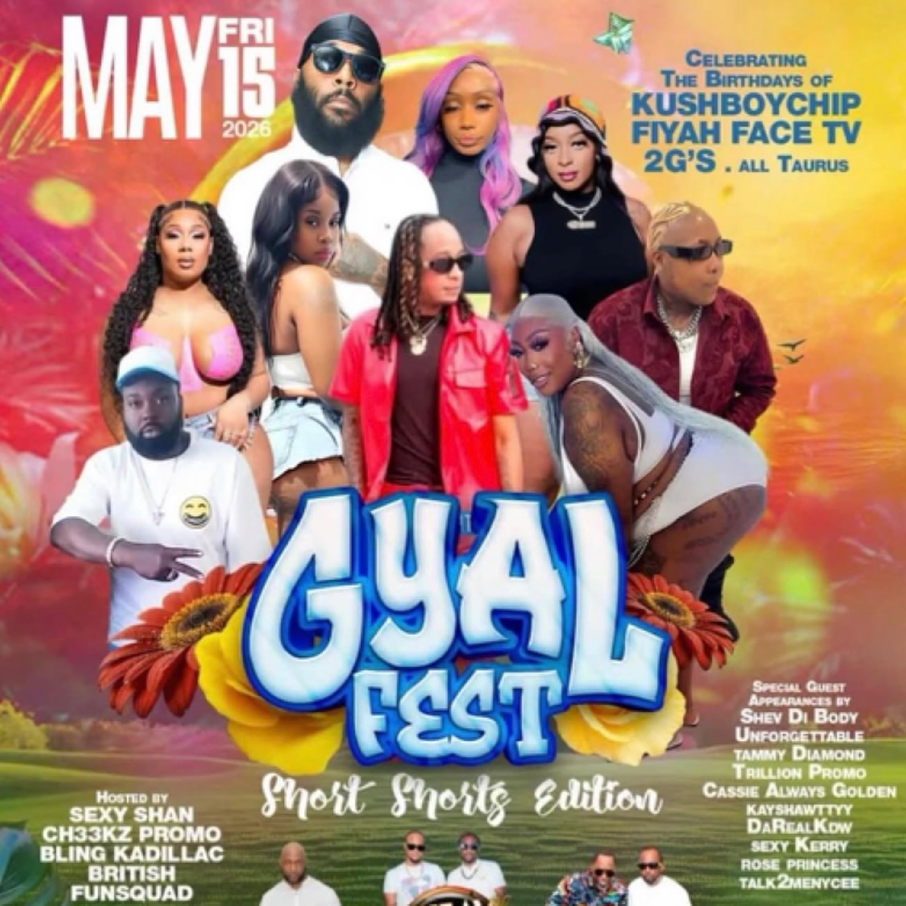 GYAL FEST "SHORT SHORTS EDITION" - HEAVY METAL/CHEEKZ PROMO/NITRO/BLING KADILLAC/PENNY BLING/SEXY SHAN @PLUSH STUDIO, TORONTO 5/15/2026 episode artwork