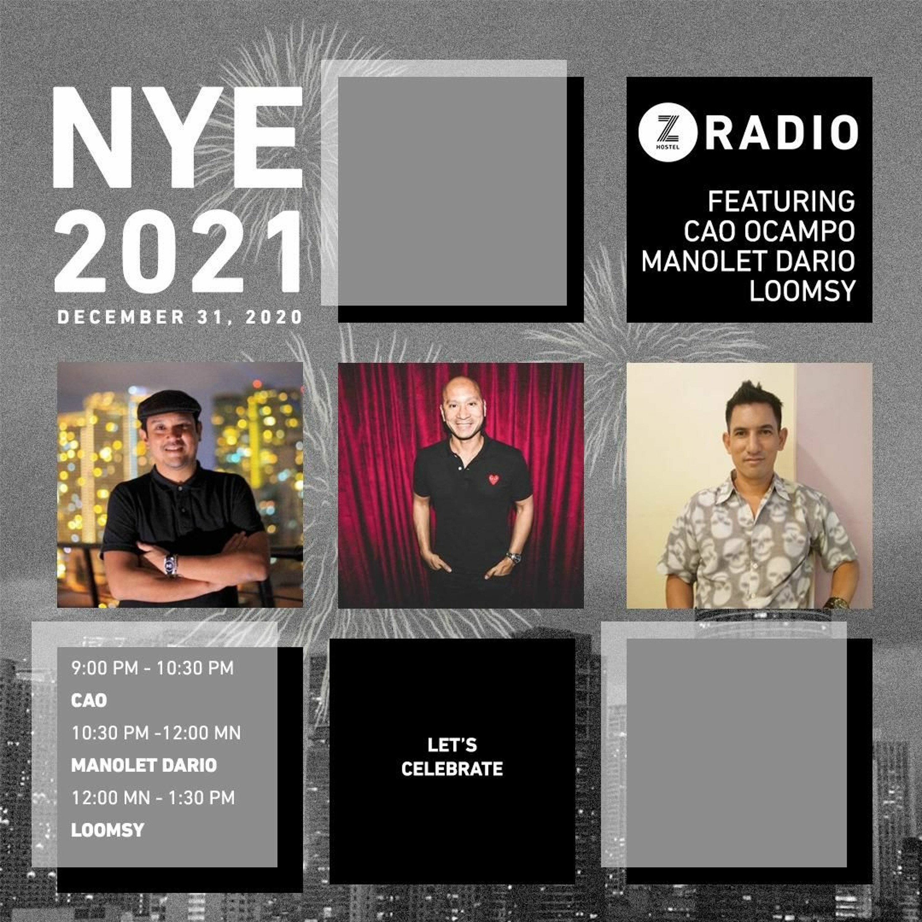 149a. NEW YEARS EVE Z RADIO PARTY WITH GUESTS Cao & Manolet Dario - DEC 31 2020 episode artwork