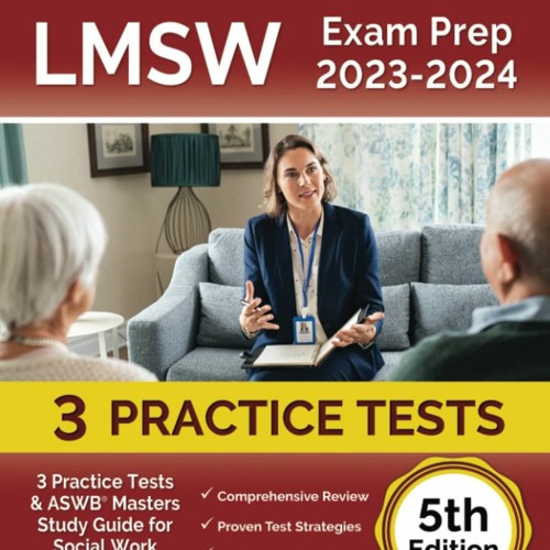 Stream {PDF} LMSW Exam Prep 2023 2024 3 Practice Tests and ASWB