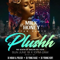 Yung Rage Ft Noah Powa Live At Milk & Honey After Party  "Plushh'' [LIVE AUDIO]