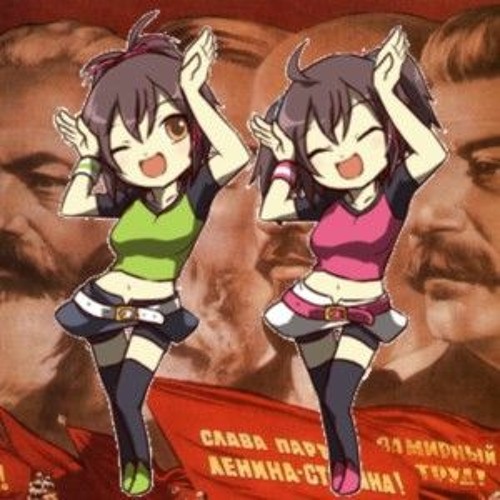 Caramelldansen except a dude is yelling in Russian the entire time