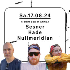 Riddim Box @ Open Ground – Nulllmeridian, Hade, Sesner B2B2B