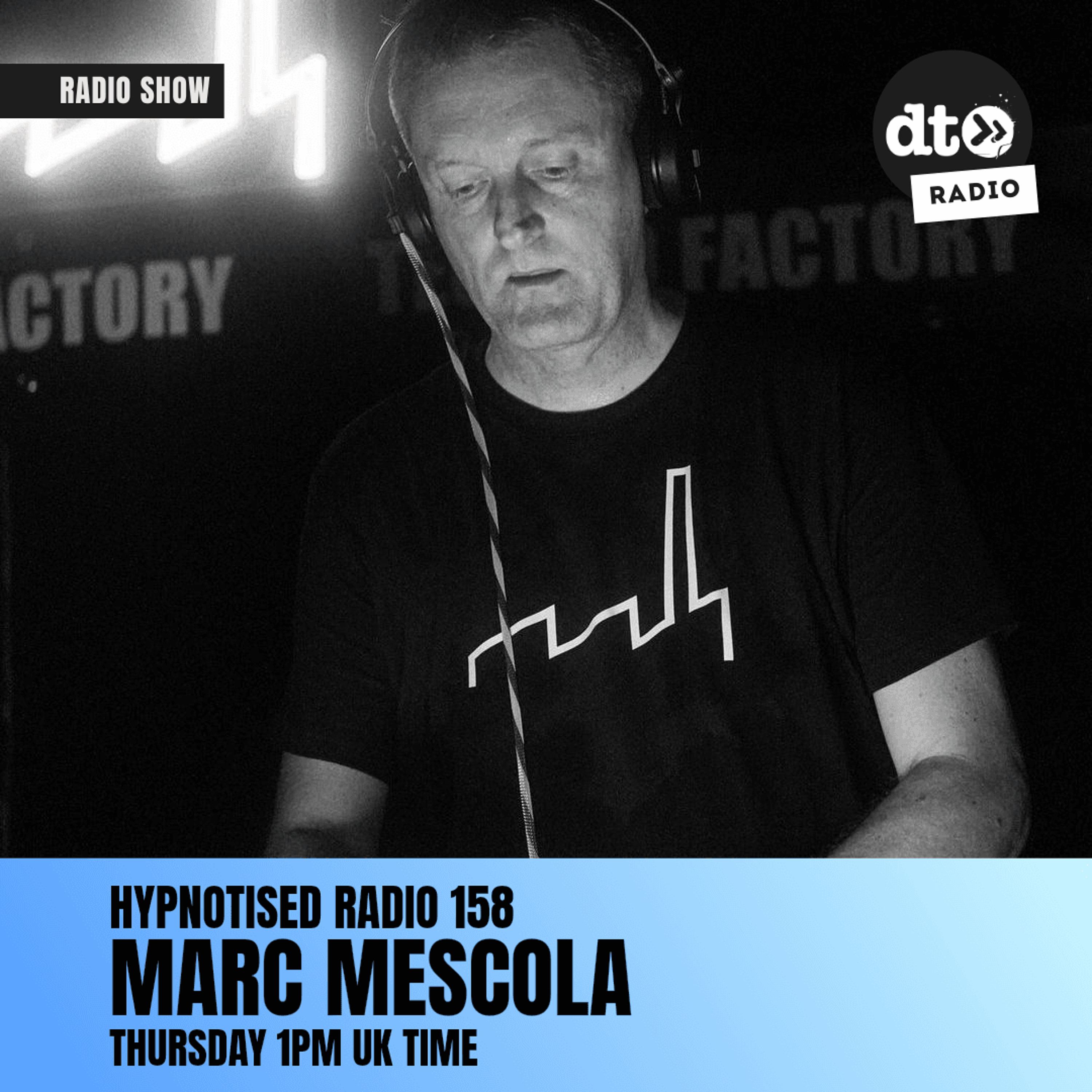 Hypnotised Radio 158 Guest Mix Marc Mescola episode artwork