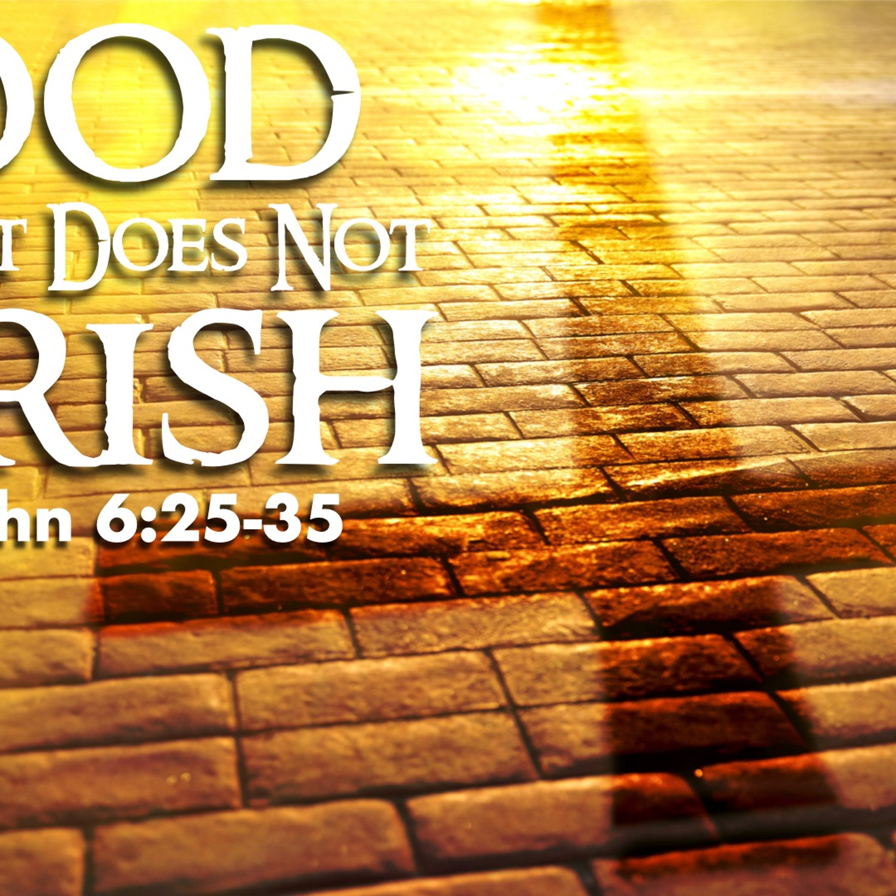 Food That Does Not Perish - John 6:25-35 - Jared Novak episode artwork