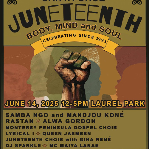Santa Cruz Juneteenth Festival Opening Snippet 2025 (A Live DJ SPARKLE Mix)