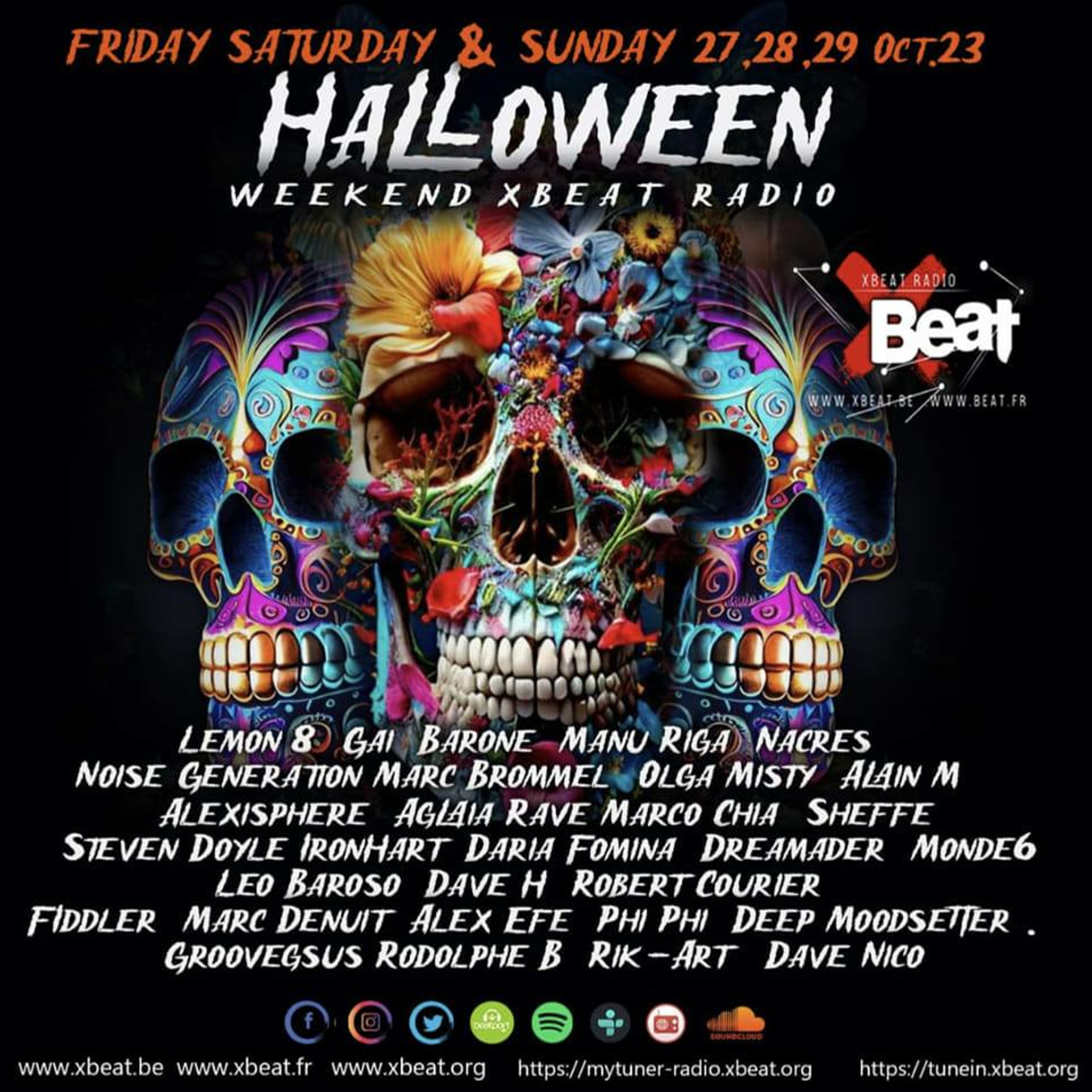 X-Beat Radio Show 29th October 2023 episode artwork