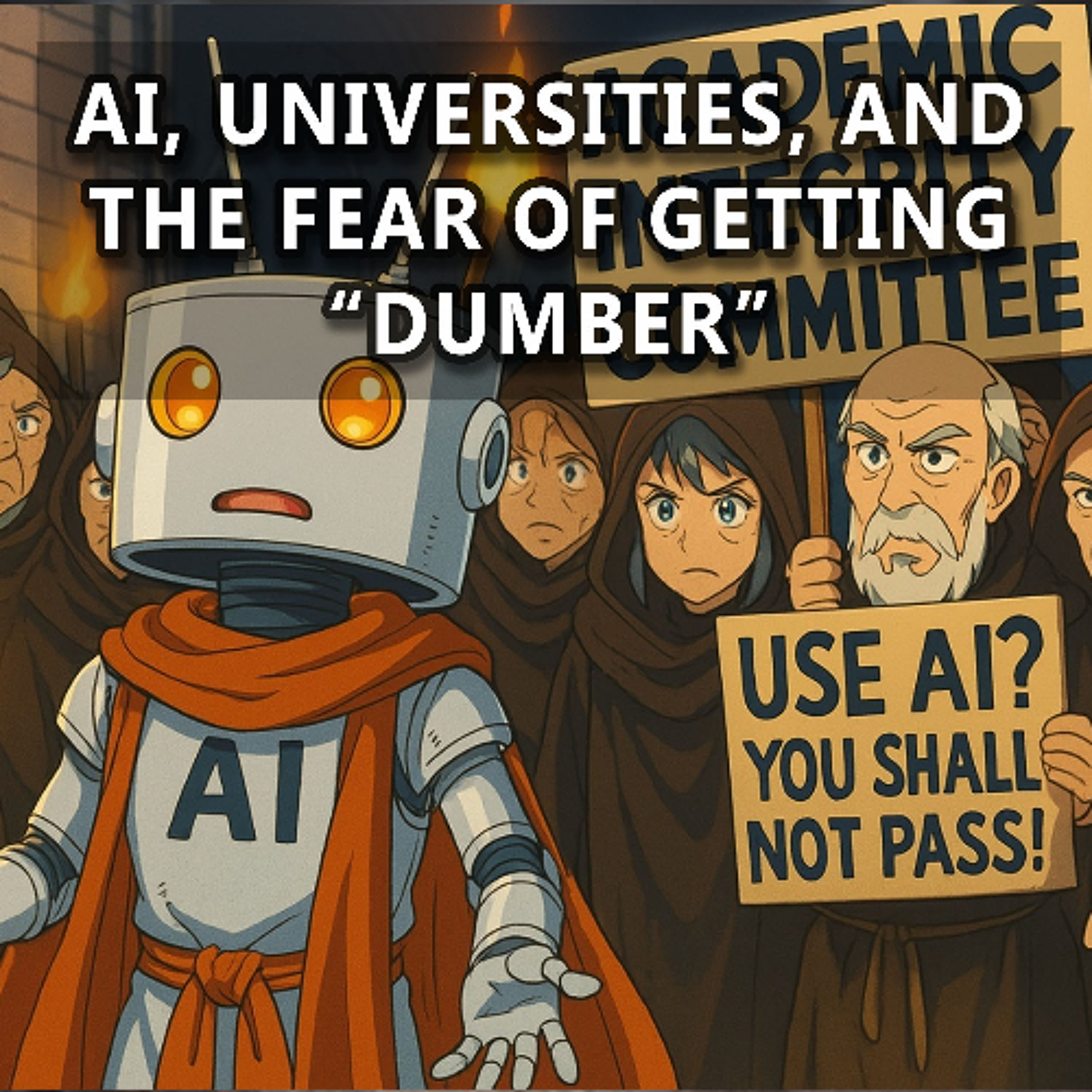 AI, Universities, and the Fear of Getting “Dumber” episode artwork