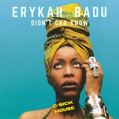 Erykah Badu - "Didn't Cha Know" (C-Sick House Remix)