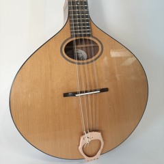 Cittern in baked sitka & walnut, in Nordic Stringing.