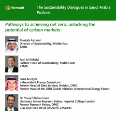 The Sustainability Dialogues in Saudi Arabia - Unlocking the potential of carbon markets