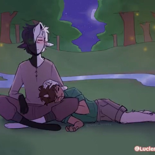 Ranboo looks after sleeping tubbo- lucler_lucifer