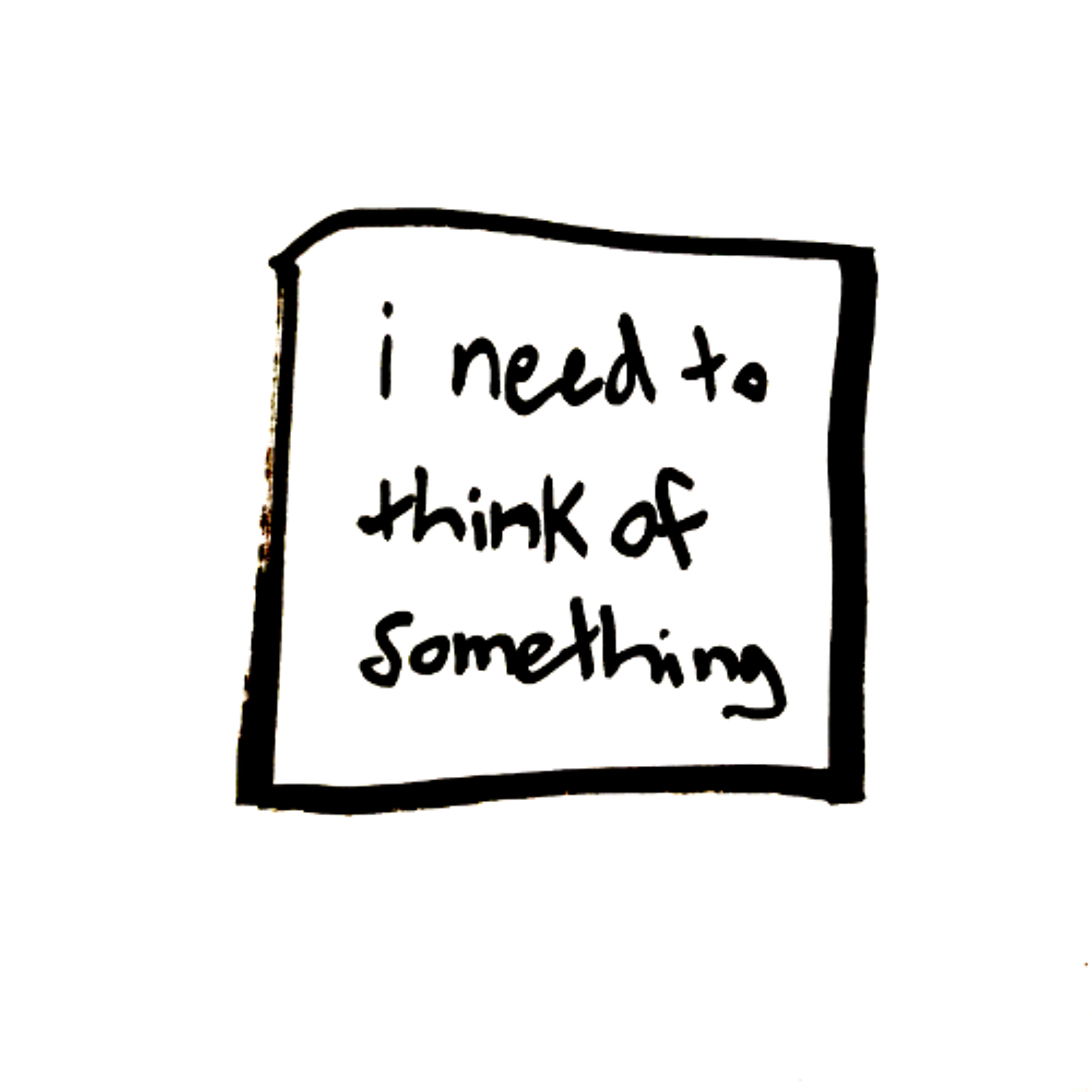 i need to think of something episode artwork