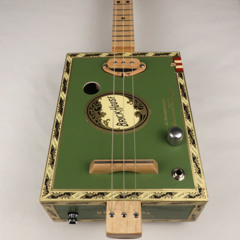 Brick House 3 String Cigar Box Guitar CBG #2579